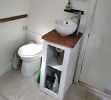 Toilet and washbasin